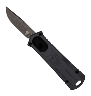 CobraTec Knives CALI952GEN2BLKDNS 952 Gen II *CA Complaint 1.88" OTF Drop Point Plain Anodized D2 Steel Blade 3.13" Black Anodized Aluminum Handle