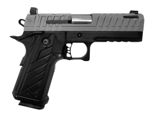 Live Free Armory HG8642-N Apollo 11 V2 Compact 9mm Luger 18+1 4.15" Stainless Barrel  Gray Cerakote Steel Optic Ready/Serrated Slide  Black Cerakote Steel Frame w/Beavertail & Picatinny Rail  Black Aluminum V2 Grip  RMSc Footprint