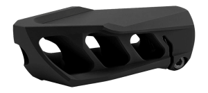 Cadex Inc 3850028BLK MX1 Self Timing Muzzle Brake 33 Cal 5/8x24 Threads Black Stainless Steel 0.865" Diameter