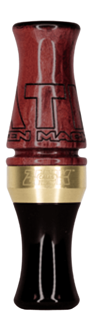 ZINK ZNK-ZNK6026 ATM Green Machine Custom Hunter Double Reed Attracts Ducks Species African Padauk Wood J-Frame