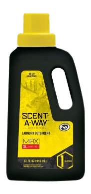Hunters Specialties HS-SAW-100093 Scent-A-Way Laundry Detergent Odor Eliminator Odorless Scent 32oz Jug