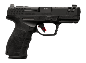 Sarsilmaz SAR9CG3BL10 SAR9 Gen3 Compact 9mm Luger 10+1 4.10" Black Barrel  Black Steel Optic Cut/Serrated Slide  Black Polymer Frame w/Picatinny Rail  Textured Grip  RMSc Footprint
