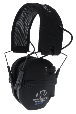 Walker's GWPXDRSEMMBLK Razor X-TRM Digital 21 dB Over the Head Black