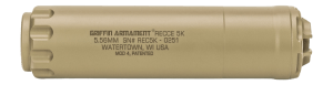 Griffin Armament GAREC5KFDE-W Recce 5K 5.56mm 1.50" Flat Dark Earth Stainless Steel 1/2"x28