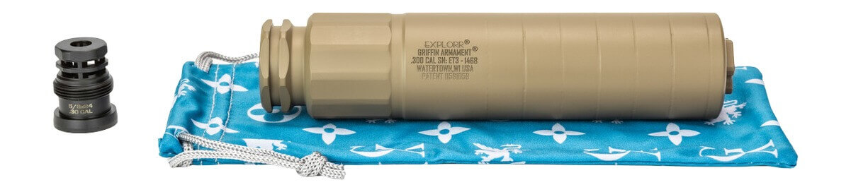 Griffin Armament GAET3FDE-W Explorr 7.62mm 1.50" Flat Dark Earth Stainless Steel - Image 2