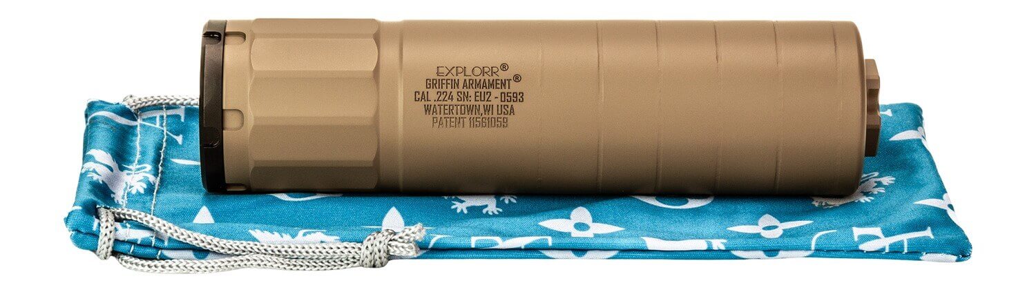 Griffin Armament GAEU2FDE-W Explorr 5.56mm 1.50" Flat Dark Earth Stainless Steel - Image 2