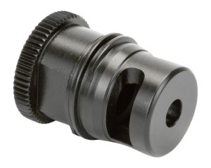 Griffin Armament DLM556 5.56mm 1/2"x28 Threads Black Stainless Steel 1.42" OAL 1.07" Diameter