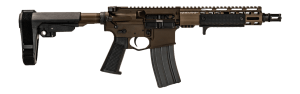 Griffin Armament MK1PSD223W95PFDE-W MK1 PSD 223 Wylde 30+1 9.50" Black Nitride Threaded Barrel  Terra Brown Anodized Aluminum Receiver w/Picatinny Rail  M-LOK Handguard  Black Polymer SBA3 Brace  Black A3 Grip