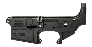 Griffin Armament MK1SL MK1 Stripped Lower Receiver AR-15 Black Aluminum