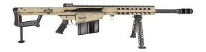 Barrett 20152 M82A1 America 250 50 BMG 10+1 Black Fluted Barrel Steel Receiver w/Picatinny Rail QD BiPod Forend. M-LOK Handguard Black Polymer Grip