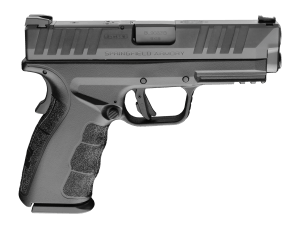 Springfield Armory XDDG9101BM4 XD MOD4 9mm Luger 16+1 4" Black Melonite Steel Barrel & Optic Ready/Serrated Slide  Black Polymer Frame w/Picatinny Rail  Textured Grip