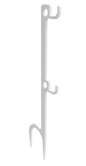 BIR CFGSTH2 GROUND STAKE STEEL TARGT HANGER DBL