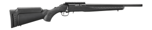 Ruger American 17 HMR 9+1 16.10" Satin Blued Threaded Barrel Satin Blued Alloy Steel Receiver w/Picatinny Rail Black Adj LOP Synthetic Stock