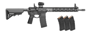 Springfield Armory STV914556BV2B5PAC SAINT Victor V2 Gear Pac 5.56 NATO 30+1 14" Black Melonite Barrel Black Hardcoat Anodize Aluminum Receiver w/Picatinny Rail M-LOK Handguard B5 Enhanced Sopmod Black Polymer Stock B5 P Type 23 Grip
