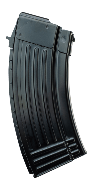 Global Ordnance LLC 810091157688 10rd Fully Ribbed 7.62x39mm Black Steel