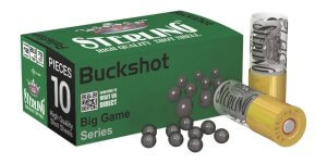 Sterling 8698779949730   12 Gauge 2.75" 00 Buck Shot 10 Per Box/ 20 Cs
