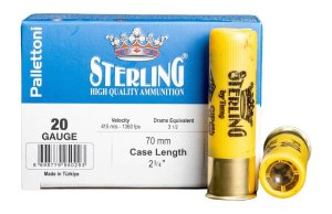 Sterling 8698779950293   20 Gauge 2.75" 00 Buck Shot 10 Per Box/ 20 Cs