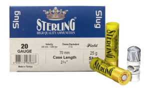 Sterling 8698779950323   20 Gauge 2.75" Slug Shot 10 Per Box/ 20 Cs