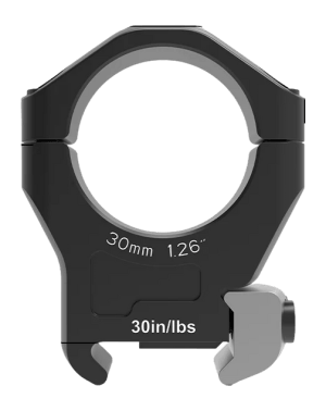 Arken HRT-30126 Halo  Matte Black Aluminum/Titanium 30mm Tube Medium MIL-STD Picatinny Rails