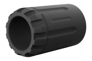 Breek Arms BRK4201 Trash Shield 1 3/8"x24 Threads Black Aluminum Compatible w/ Plan B/Breek LOK/All Standard HUB Mounts