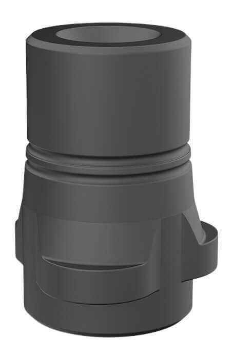 Breek Arms BRK4336 Void 30 Cal 5/8"x24 Threads Black 4140 Hardened Steel 1.25" OAL Compatible w/ Breek-LOK 3QD - Image 2