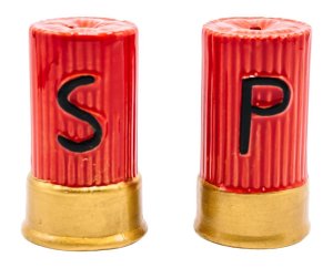 Caliber Gourmet CBG1033 Shotgun Salt and Pepper Shakers