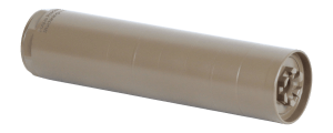 FPM Gunworks Silencers OM57SSFDE Ouch Mouse  5.7mm 1.23" Flat Dark Earth 17-4 Stainless Steel 1/2x28"