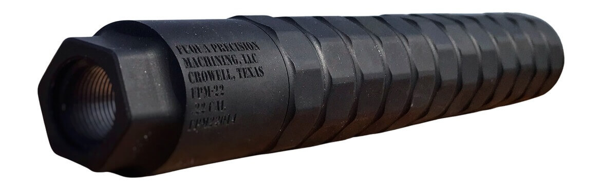 FPM Gunworks Silencers FP22ALBLK FPM 22 Cal Black Aluminum - Image 2