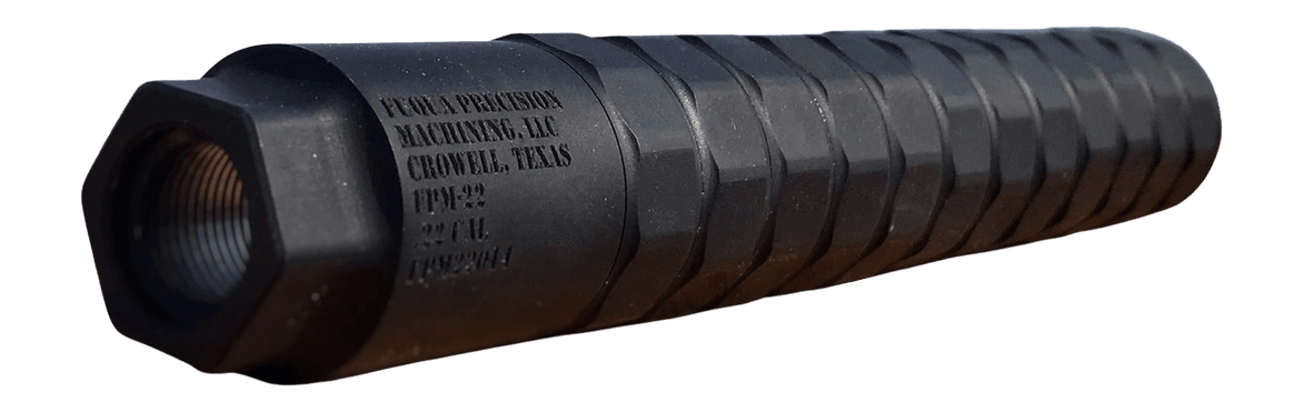 FPM Gunworks Silencers FP22ALBLK FPM 22 Cal Black Aluminum