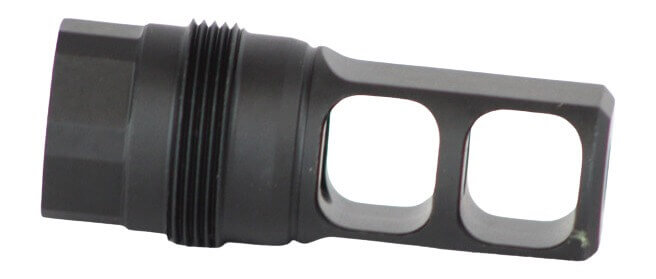 FPM Gunworks Silencers SSPL55612X28SSBLKDLC Spleen Splitter 5.56/223 1/2x28" Threads 17-4 Stainless Steel 2.170" OAL - Image 2