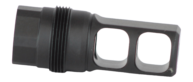FPM Gunworks Silencers SSPL55612X28SSBLKDLC Spleen Splitter 5.56/223 1/2x28" Threads 17-4 Stainless Steel 2.170" OAL