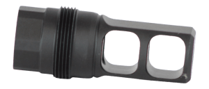 FPM Gunworks Silencers SSPL3058X24SSBLKDLC Spleen Splitter  30/7.62mm 5/8"x24 Threads 17-4 Stainless Steel 2.170" OAL