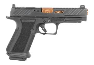 Shadow Systems SS-1027-B MR920L Elite 9mm Luger 15+1  4.50" Black Nitride Match Grade/Spiral Fluted Barrel  Black Nitride Optic Cut/Serrated/Window Cut Stainless Steel Slide  Black Polymer Frame w/Beavertail & Picatinny Rail  Blemished