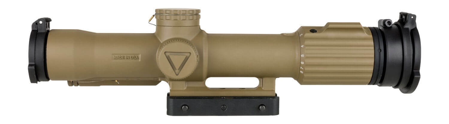 Trijicon 2400020 VCOG Cerakote Flat Dark Earth 1-8x 28mm Illuminated Red Segmented Circle/Crosshair Reticle Quick-Release Mount w/ Trijicon Q-LOC Technology Mount - Image 2