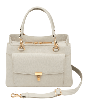 GTM GTM-32/ PB BONE LARGE SATCHEL CROSSBODY-COW