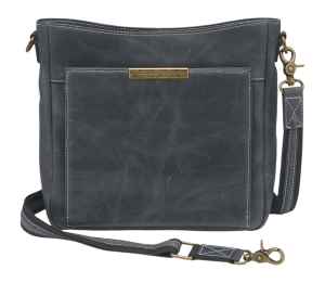 GTM GTM-CZY/98GREY SLIM PURSE CROSSBODY-BUFF