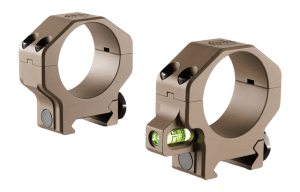 Ruffs Precision CLR-30100-FDE Precision Flat Dark Earth Aluminum 30mm Tube Medium Rings