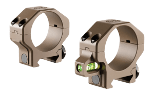Ruffs Precision CLR-35885-FDE Precision Flat Dark Earth Aluminum 35mm Tube Low Rings
