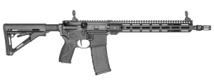 Smith & Wesson 13824 M&P 15 Axe SBR 5.56 NATO 30+1 14.50" Black Armornite Threaded Barrel  Black Hardcoat Anodize Aluminum Receiver w/Picatinny Rail  M-LOK Handguard  Magpul CTR Black Polymer Stock  Interchangeable Backstrap Grip  Ambidextrous