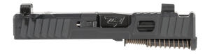 Zaffiri Precision CUG43IBSRMSCBLKCPBN Complete Upper Integrated Blowhole System Fits Glock 43X Armor Black/Stainless Steel RMR Cuts Slide