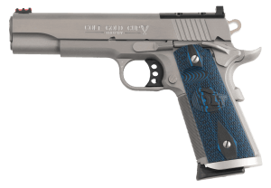 Colt Mfg O5070XEOR Gold Cup Trophy Full Size 45 ACP 8+1 5" Stainless National Match Barrel  Stainless Steel Optic Ready/Serrated Slide & Frame w/Beavertail  Ambidextrous