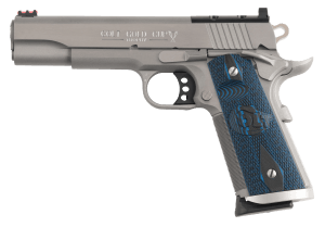 Colt Mfg O5072XEOR Gold Cup Trophy Full Size 9mm Luger 10+1 5" Stainless National Match Barrel  Stainless Steel Optic Ready/Serrated Slide & Frame w/Beavertail  Ambidextrous
