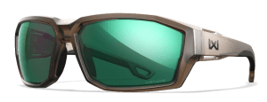 Wiley X ACALP07 Alpine Captivate M/L Green Mirror Lens Polycarbonate Translucent Black Frame