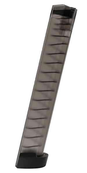Amend2 GLKMODCSMK34 MOD-C 34rd 9mm Fits Glock 17/19/19x Translucent Smoke Nylon
