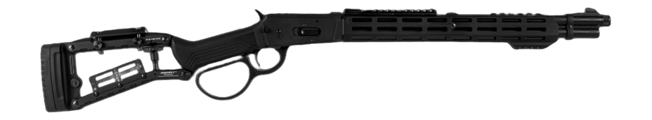 Derya Firearms RAN.18.45 RAN 45 Long Colt 8+1 18" Black Melonite Threaded Barrel Black Melonite Steel Receiver w/Picatinny Rail M-LOK/Picatinny Rail Forend Black Ironwolf Aluminum Stock
