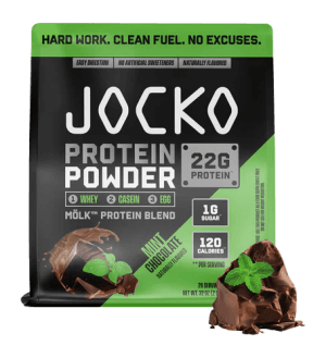 JOCKO 29112 CHOCOLATE MINT PROTEIN POWDER BAG