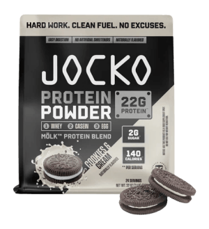JOCKO 29146 COOKIES AND CREAM PROTEIN POWDER BAG