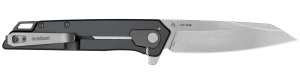 Kershaw 1441 Misdirect  EDC XL 3.37" Folding Reverse Tanto Plain Stonewashed 4Cr14 Blade  Gray Stainless Steel Handle