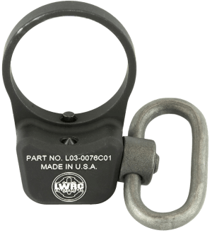 LWRC 2000072A01 LWRCI Ambi QD Sling Mount with QD Swivel Black Metal