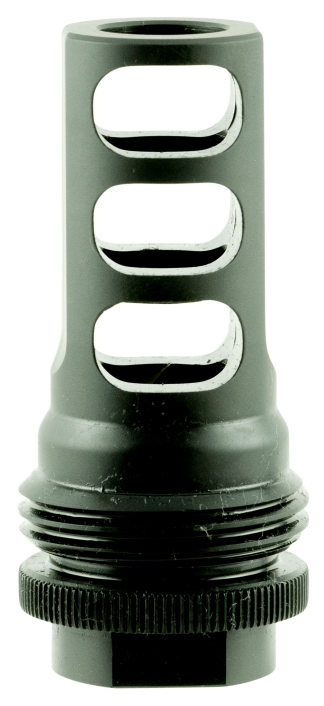 SilencerCo AC1557 ASR Muzzle Brake Black Steel with 5/8"-32 tpi Threads for 458 Cal